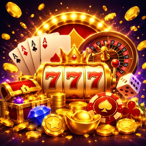 Slot de faroeste com sacos de ouro e cowboy