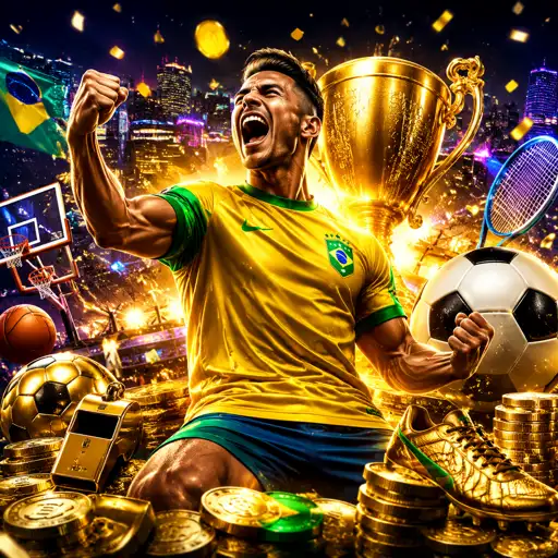 Arena de e-sports com jogadores profissionais competindo